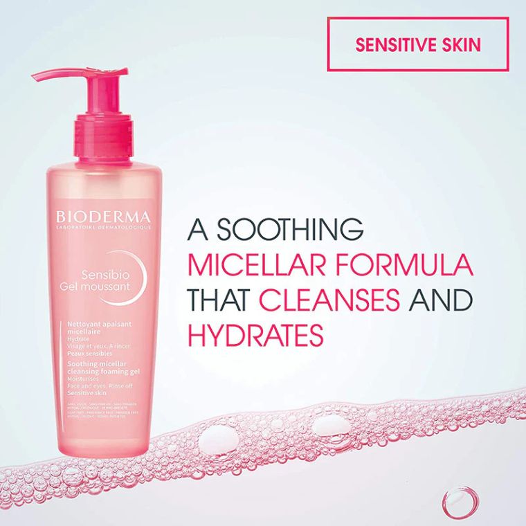 Bioderma Sensibio Soothing Micellar Cleansing Foaming Gel (200ml)