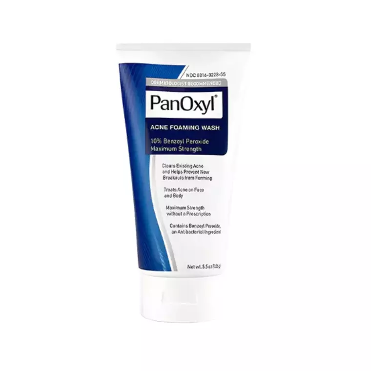 PanOxyl Acne Foaming Wash Benzoyl Peroxide 10% Maximum Strength (156gm)