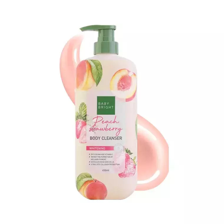 Baby Bright Peach Strawberry Body Cleanser (450ml)