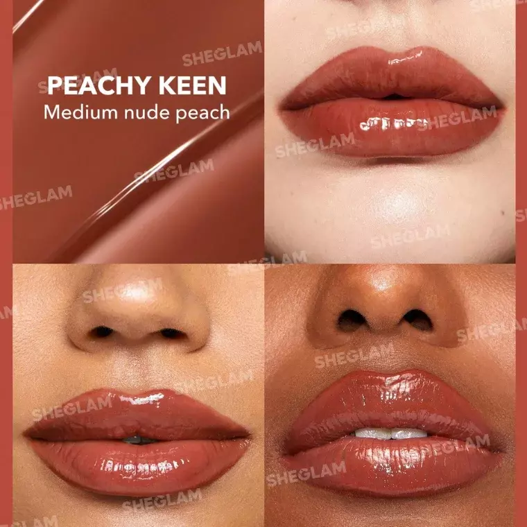 Sheglam Pout-Perfect Shine Lip Plumper-Peachy Keen (2gm)