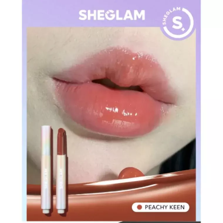 Sheglam Pout-Perfect Shine Lip Plumper-Peachy Keen (2gm)