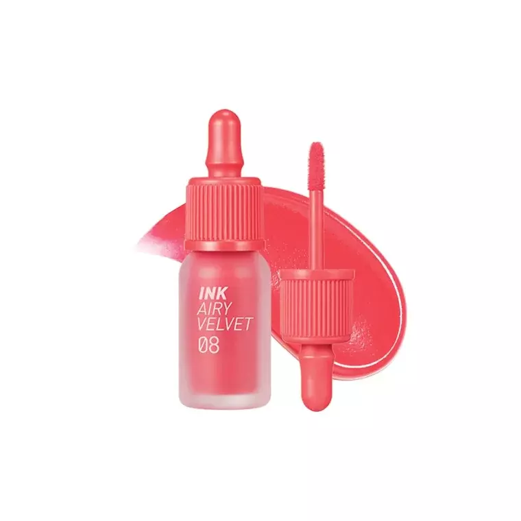 Peripera Ink Airy Velvet Lip Tint #08 PRETTY ORANGE PINK