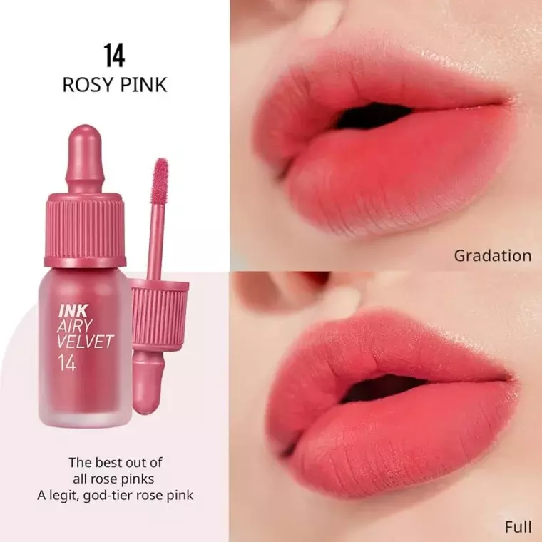 Peripera Ink Airy Velvet Lip Tint #14 Rosy Pink (4gm)