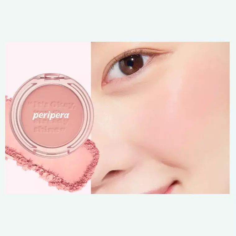 Peripera Pure Blushed Sunshine Cheek 01 Calm Pink