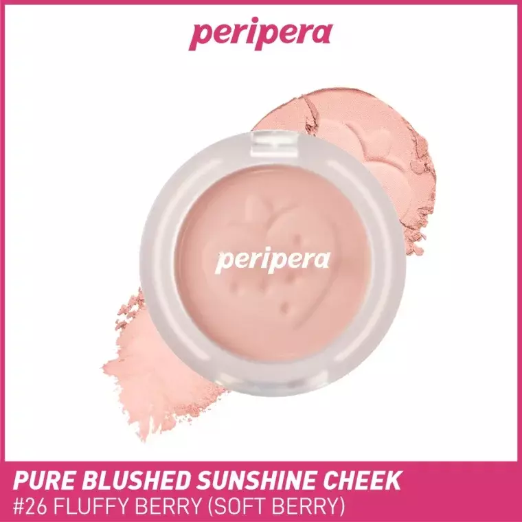 Peripera Pure Blushed Sunshine Cheek 26 Fluffy Berry (4.2gm)