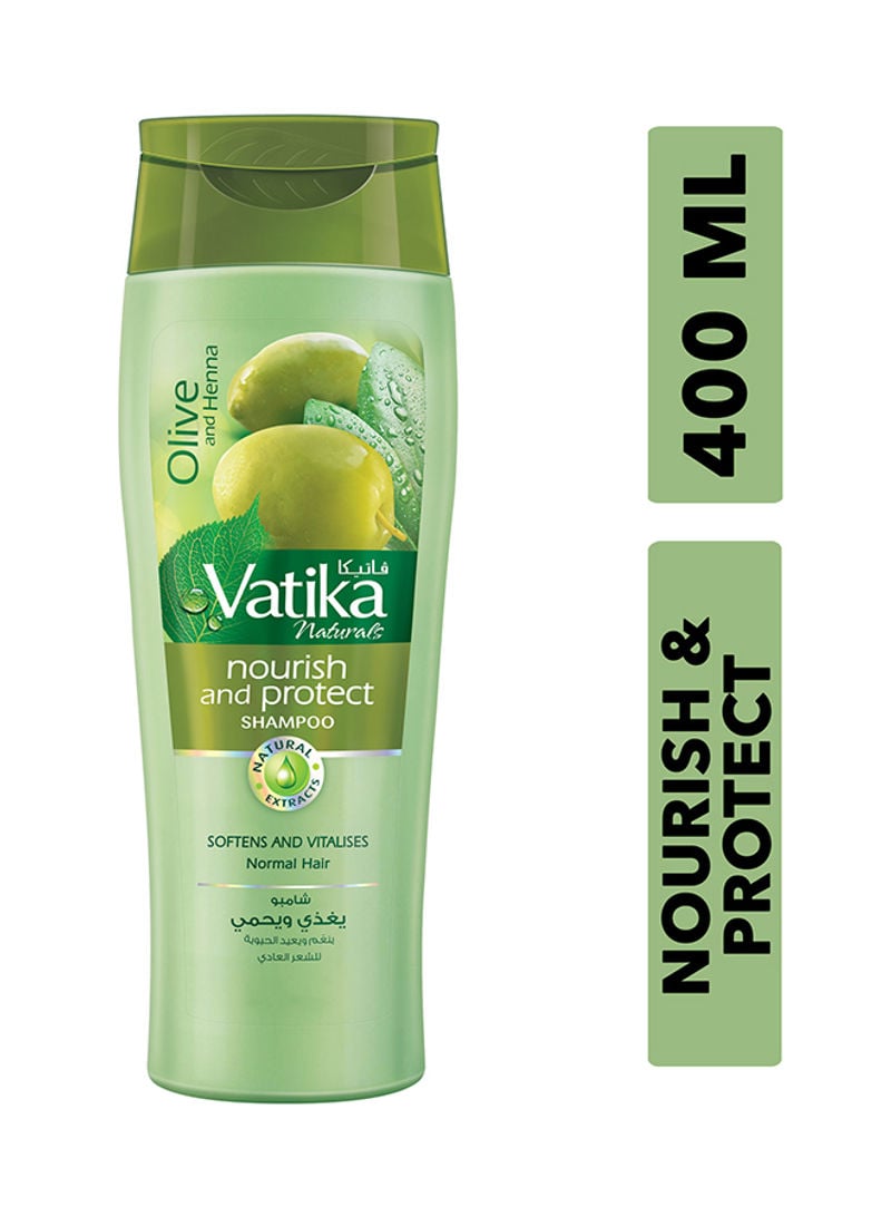 Vatika Olive And Henna Nourish And Protect Shampoo (400ml)