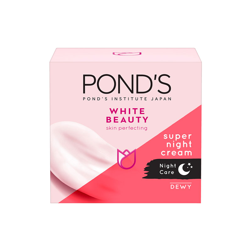 Pond's White Beauty Skin Perfecting Super Night Cream (50gm)