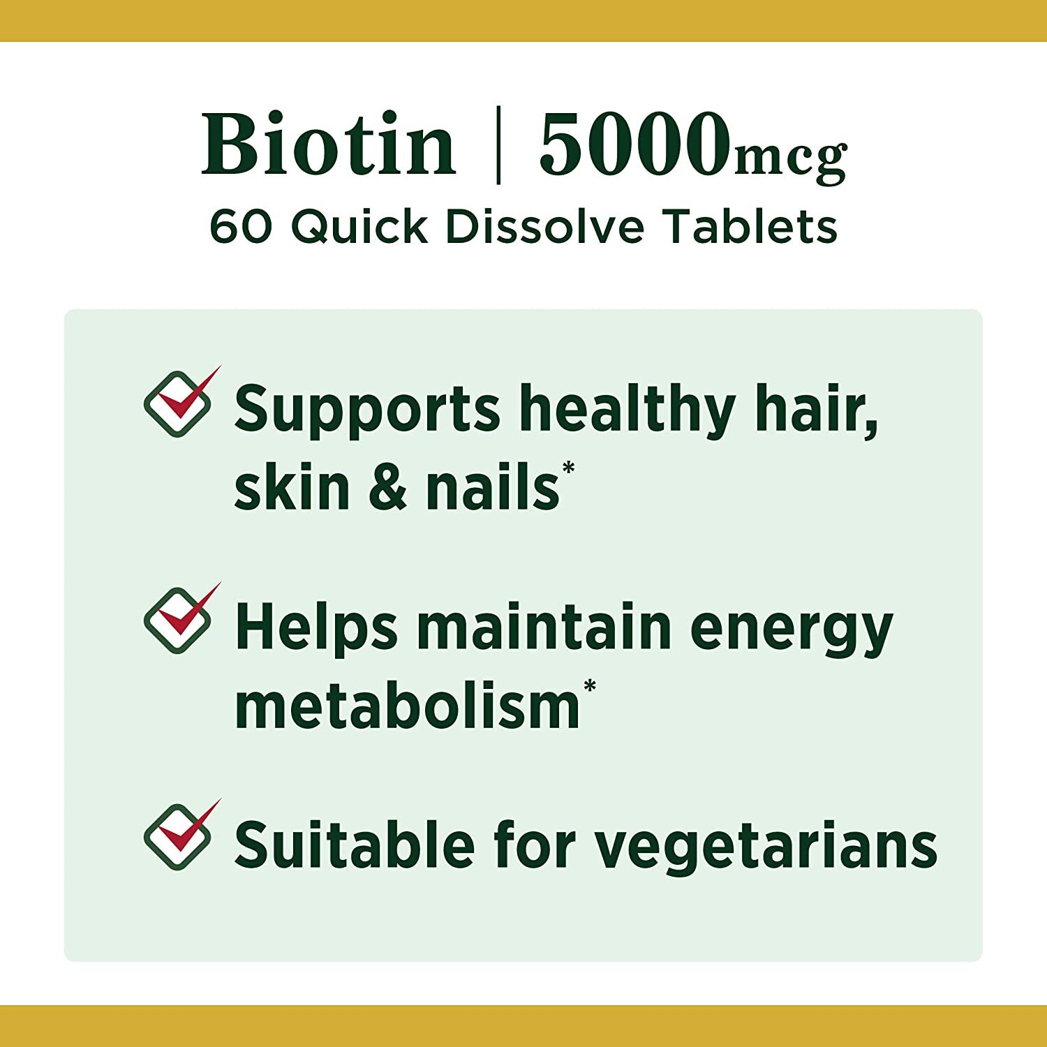 Nature’s Bounty Biotin, Supports Healthy Hair, Skin and Nails