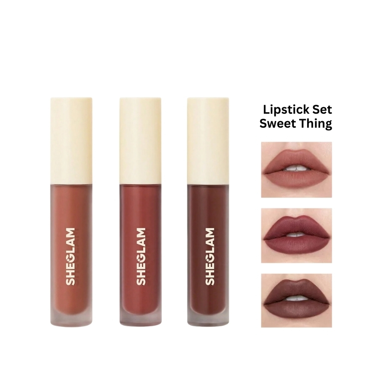 Sheglam Matte Allure Mini Liquid Lipstick Set  Sweet Thing