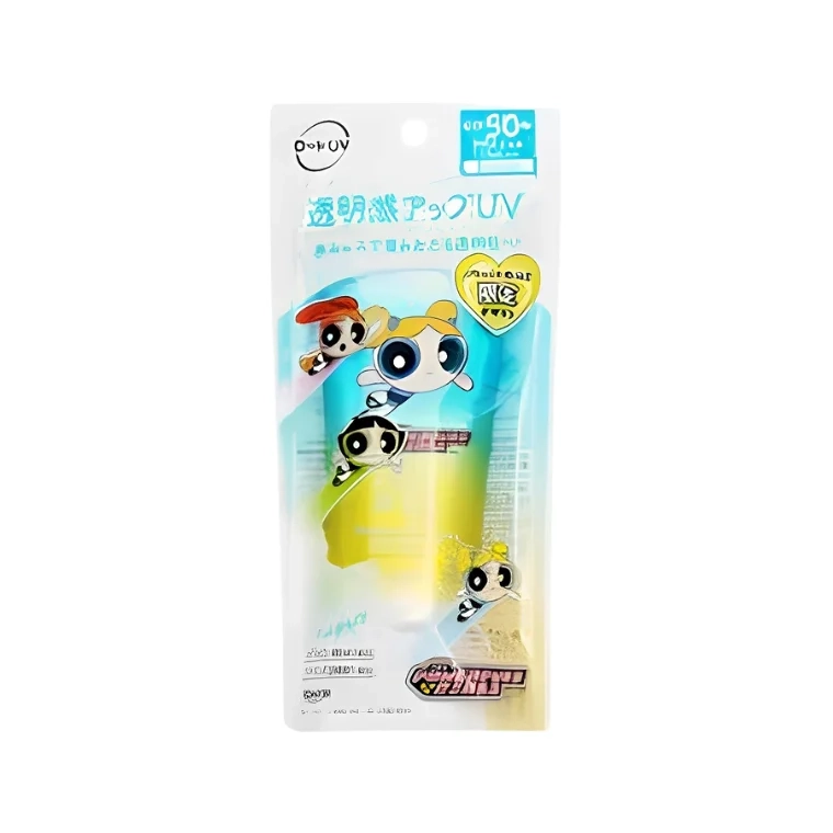 Rohto x Powerpuff Girls Skin Aqua Tone Up UV Essence SPF50+ #Mint Green (80gm)