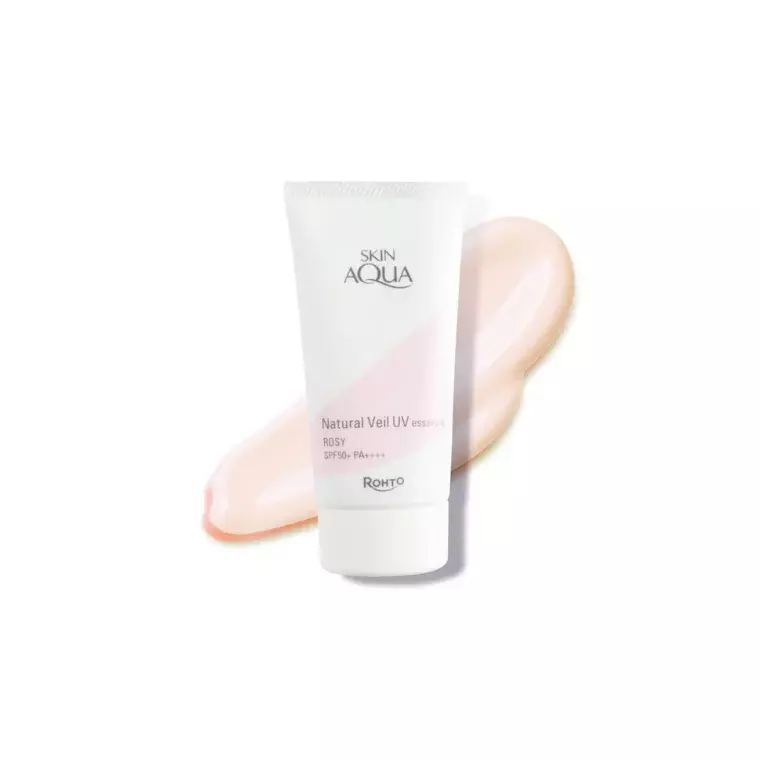 Skin Aqua Tone Up Natural Veil UV Essence Sunscreen Rose (50gm)
