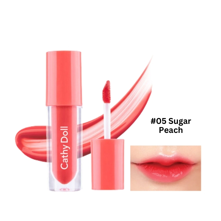 Cathy Doll Glow Gel Tint #05 Sugar Peach (2.4gm)