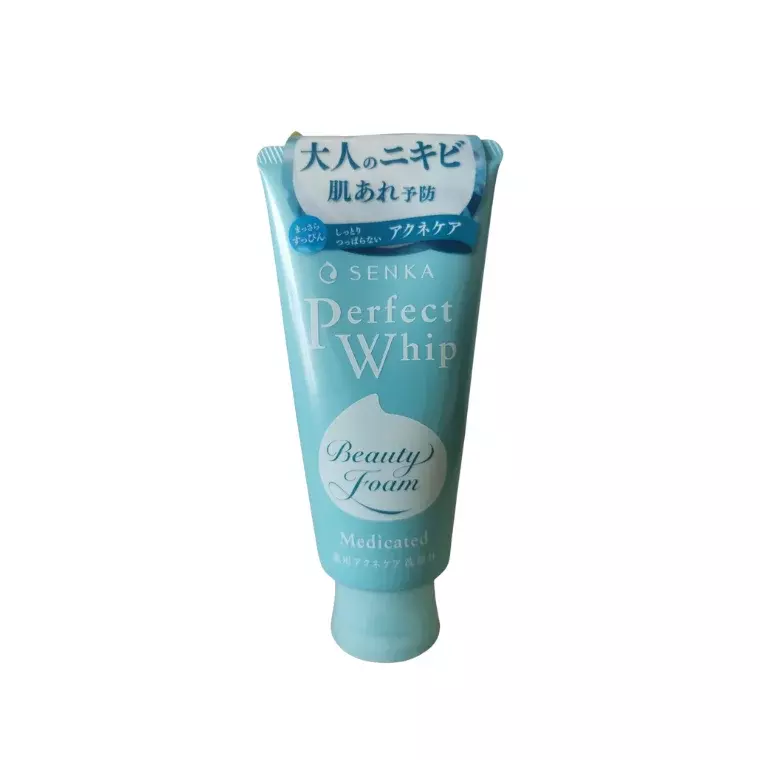 Senka Perfect Whip Cleansing Beauty Foam Medicated (120gm)