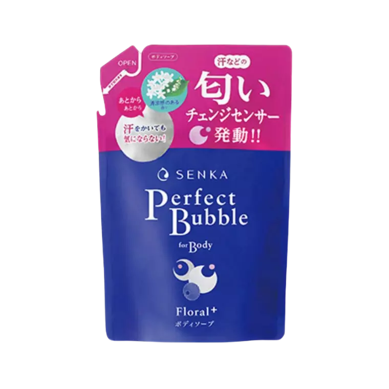 Senka Perfect Bubble for Body Floral Plus Body Wash (350ml)