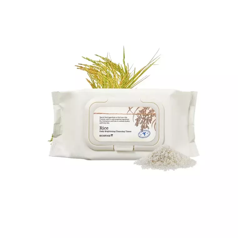Skinfood Rice Daily Brightening Cleansing Tissue (380ml)