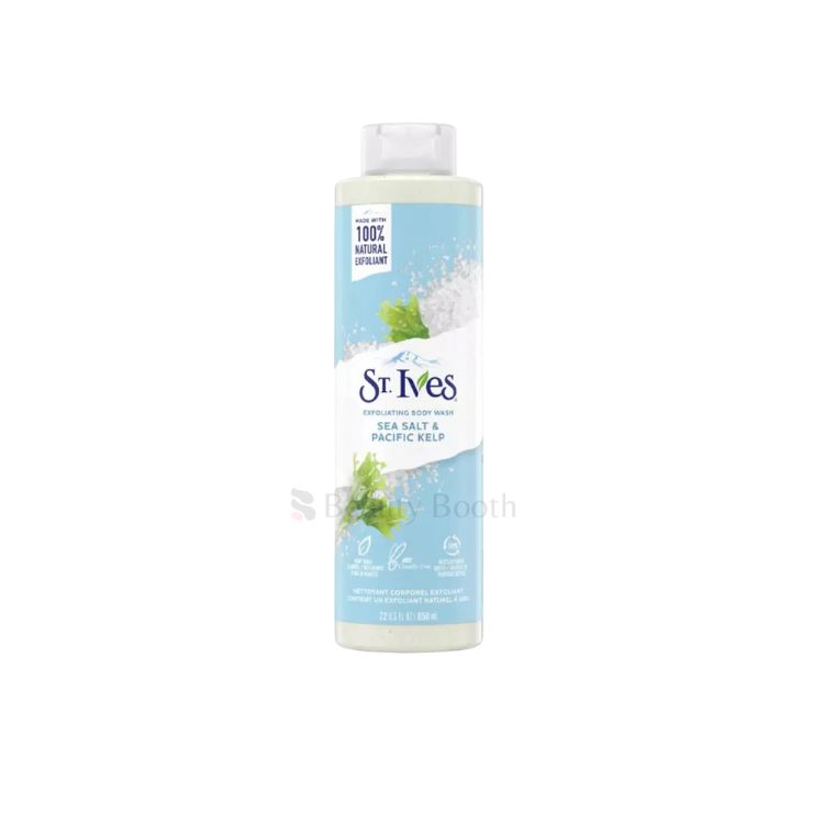 St Ives Exfoliating Body Wash Sea Salt & Pacific Kelp (650ml)