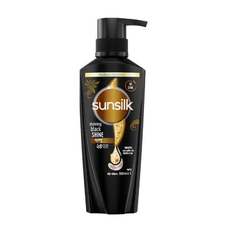 Sunsilk Stunning Black Shine Shampoo (450ml)