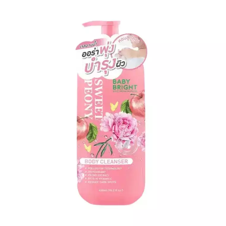 Baby Bright Sweet Peony Body Cleanser (450ml)