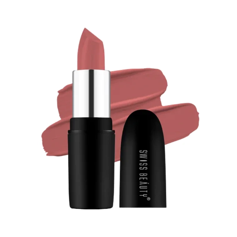 Swiss Beauty Pure Matte Lipstick  #213 Bare (3.8gm)