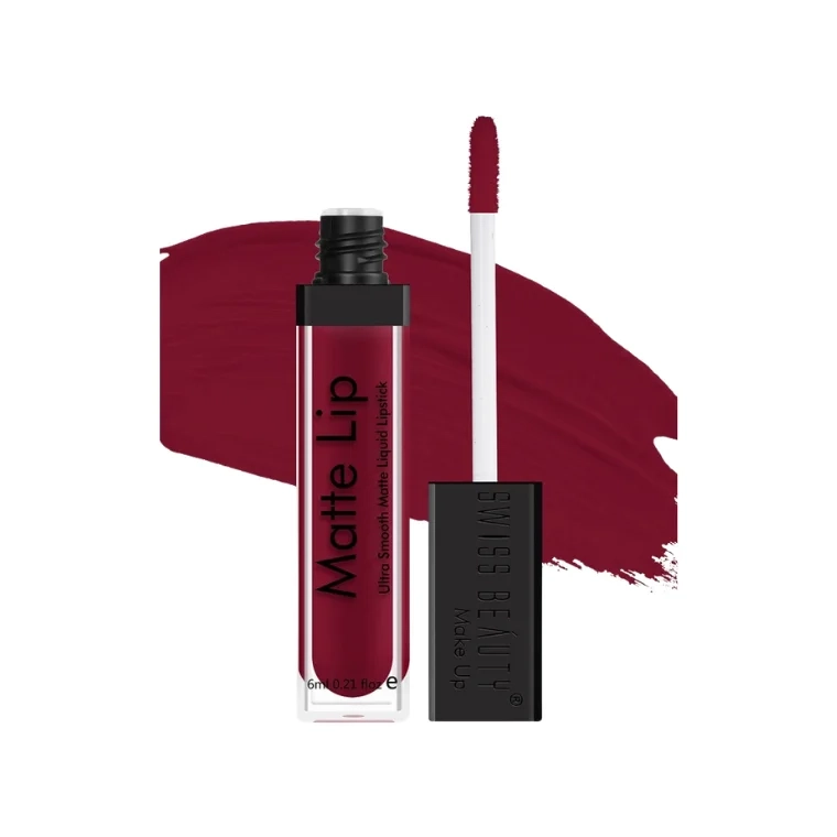 Swiss Beauty Ultra Smooth Matte Lip Liquid Lipstick #38 Manogany (6ml)