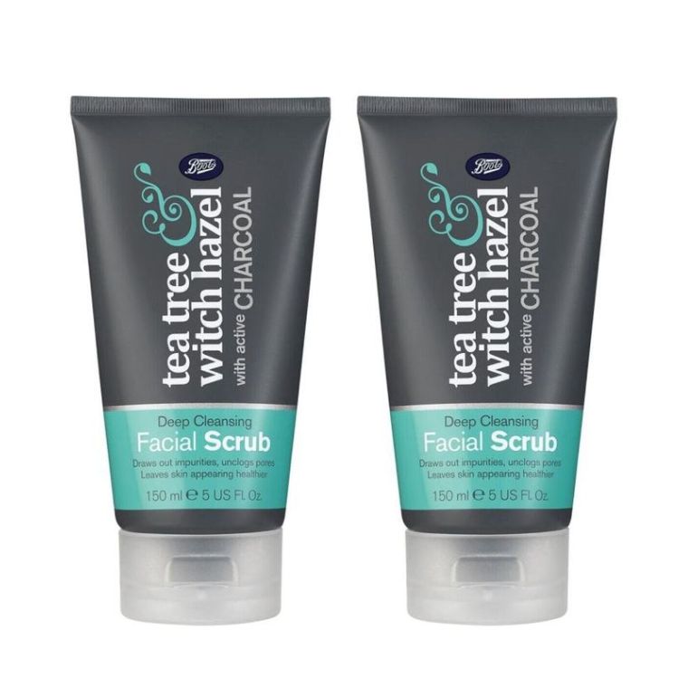Boots Deep cleansing Facial Scrub Tea Tree & Witch Hazel (150ml)
