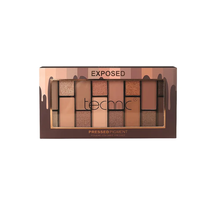 Technic Pressed Pigment Eyeshadow Palette #Exposed (30gm)