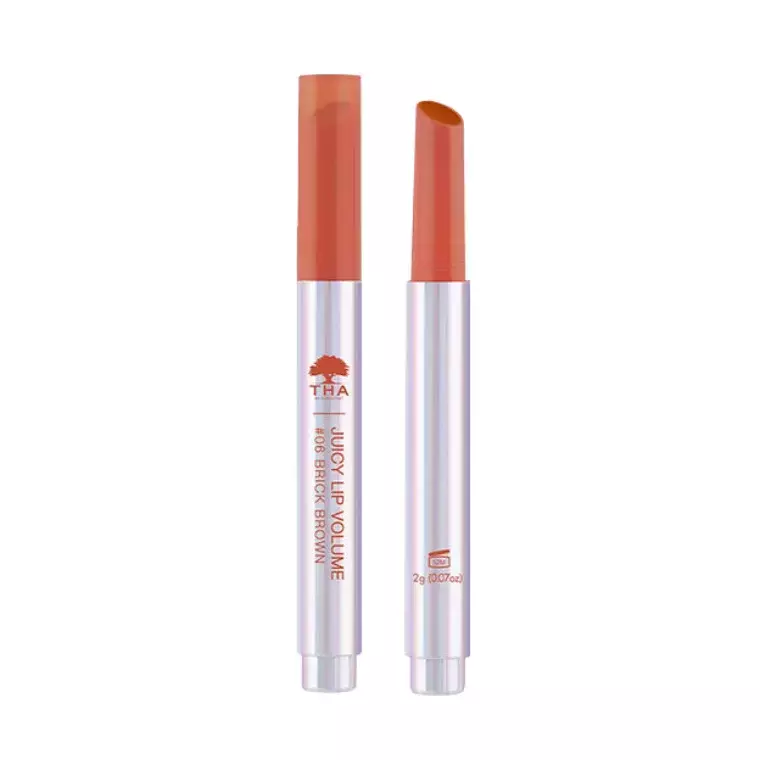 Tha By Nongchat Juicy Lip Volume #06 Brick Brown (2gm)