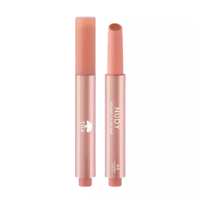 THA By Nongchat Nudy Double Lip Volume #N3 Caramel Apple (2gm)