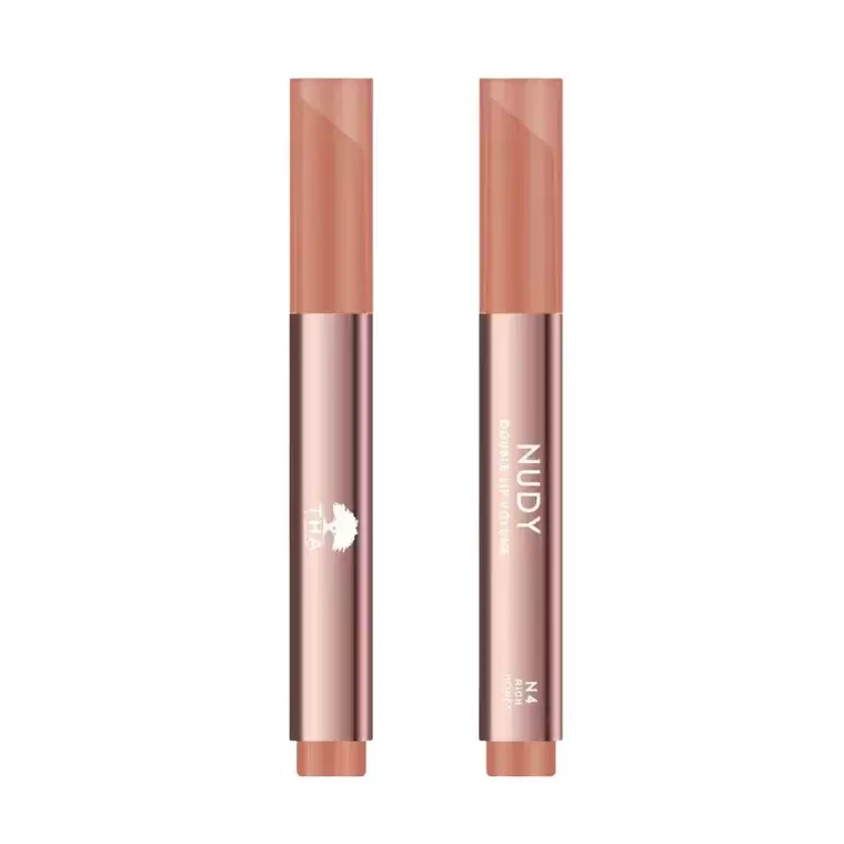 Tha By Nongchat Nudy Double Lip Volume #N4 Rich Honey (2gm)