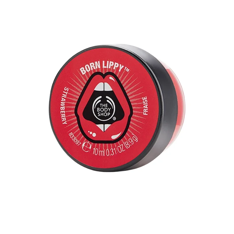 The Body Shop Born Lippy Pot Lip Balm – Strawberry