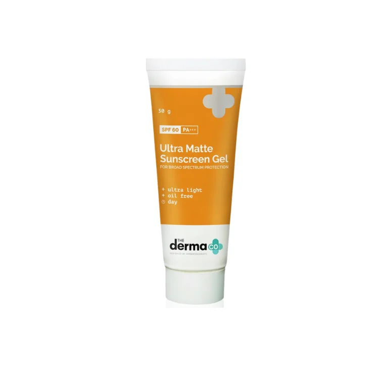 The Derma Co Ultra Matte Sunscreen Gel SPF 60 (50gm)