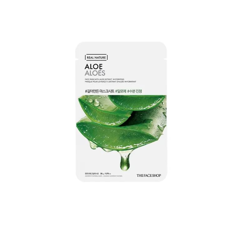 The Face Shop Real Nature Aloe Face Mask (20gm)