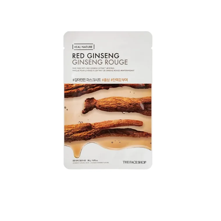 The Face Shop Real Nature Red Ginseng Face Mask (20gm)