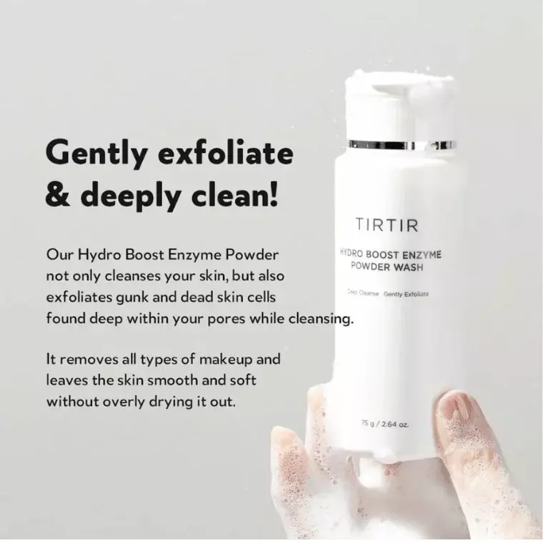 Tirtir Hydro Boost Enzyme Powder Wash (75gm)