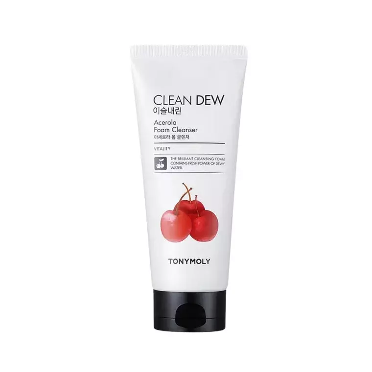 Tonymoly Clean Dew Acerola Foam Cleanser (180ml)