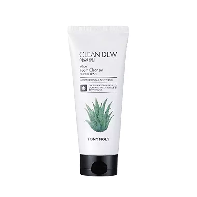 Tonymoly Clean Dew Aloe Foam Cleanser (180ml)