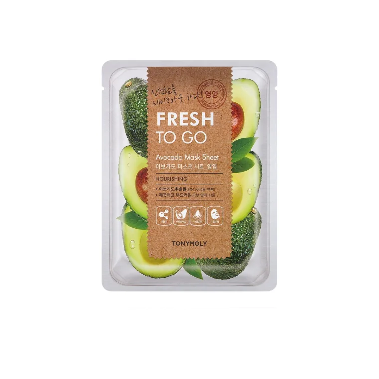 Tonymoly Fresh To Go Avocado Mask Sheet Nourishing (25gm)