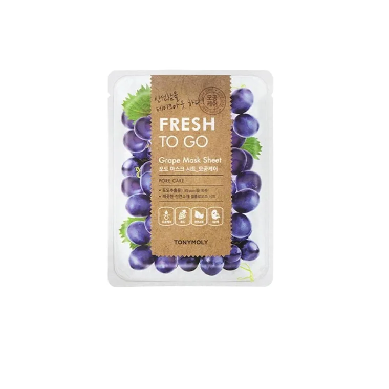 Tonymoly Fresh To Go Grape Mask Sheet Pore Care (22gm)