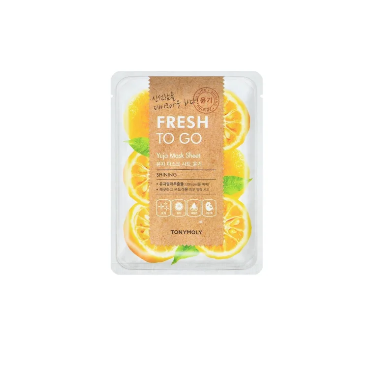 Tonymoly Fresh To Go Yuja Mask Sheet Shining (22gm)