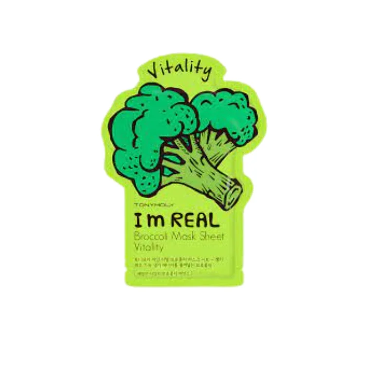 Tonymoly  I'm Real Brocoli Mask Sheet Vitality (21gm)