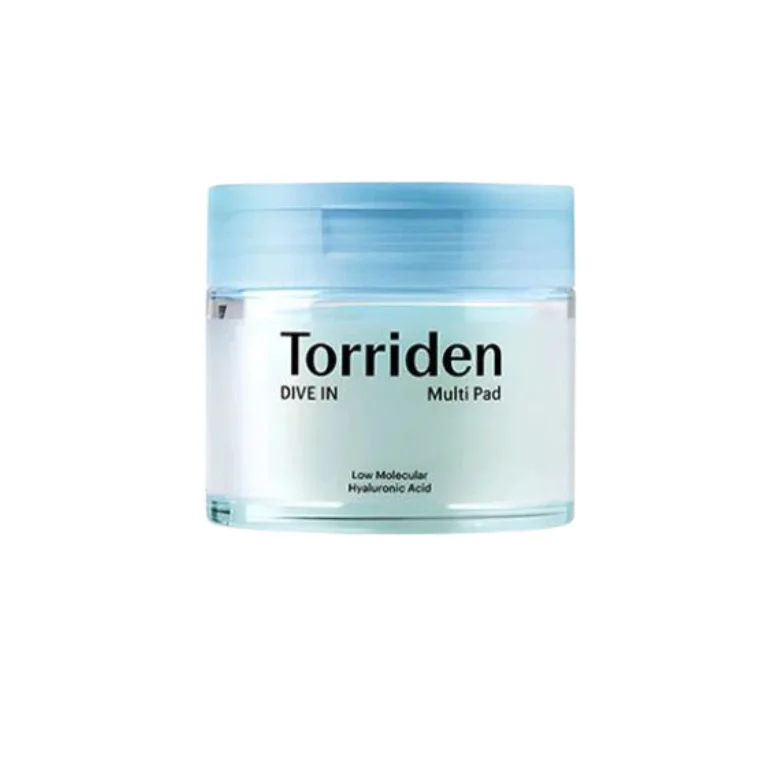 Torriden DIVE-IN Vegan Hyaluronic Acid Toner Pads for Face (80 Pads)