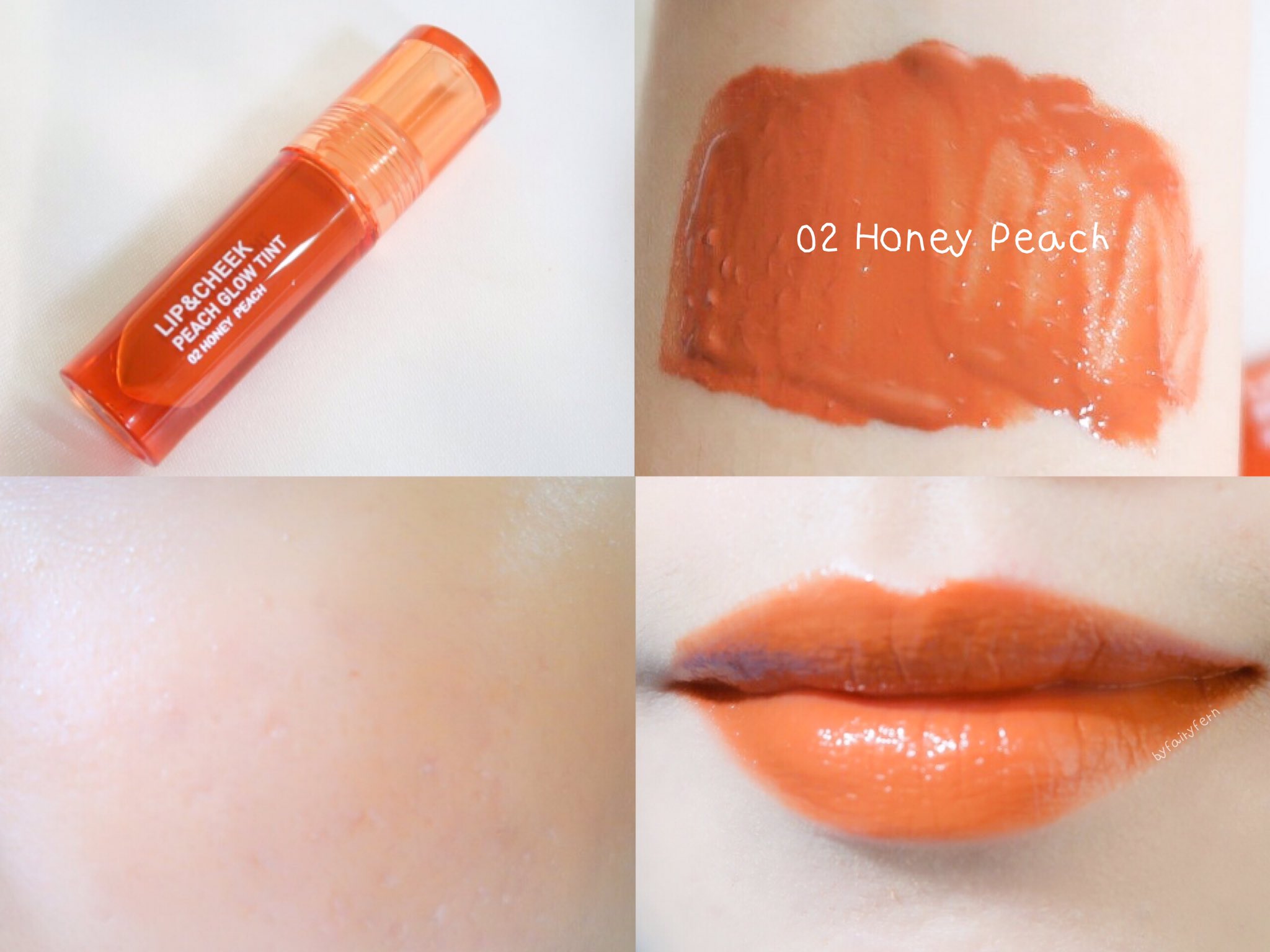 Baby Bright Lip & Cheek Peach Glow Tint #02 Honey Peach (2.4gm)