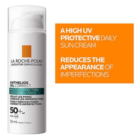 La Roche-Posay Anthelios Oil Correct Photocorrection Daily Gel Cream SPF50+ (50ml)