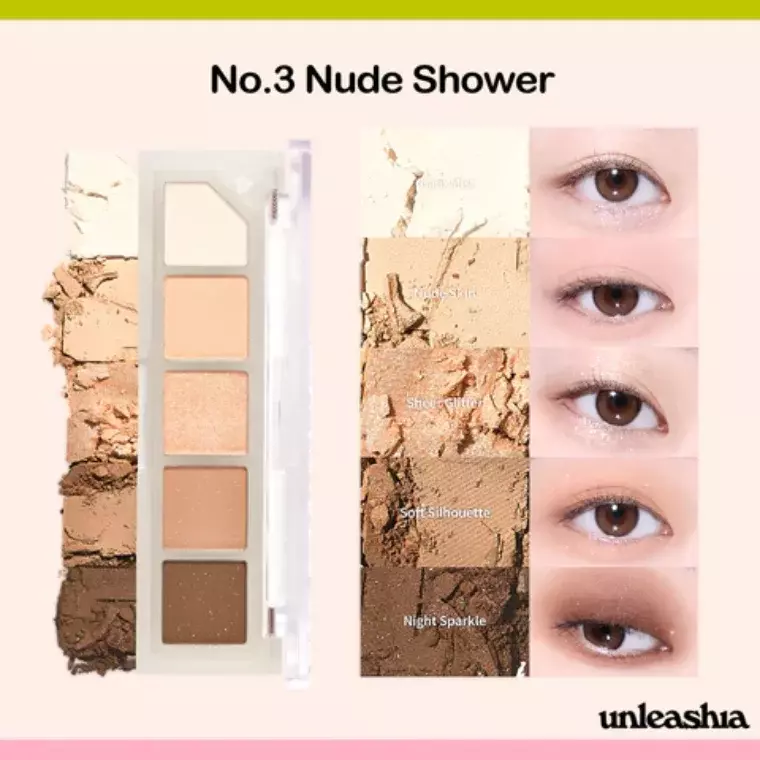 Unleshia Mood Shower Eye Palette No.3 Nude Shower
