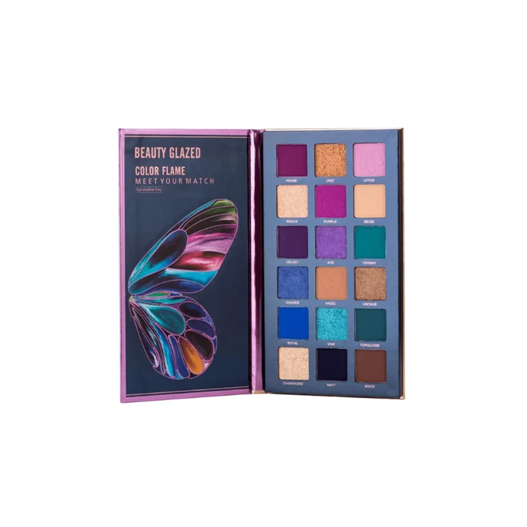 Beauty Glazed Color Flame 18 Colors Eyeshadow Palette #B110