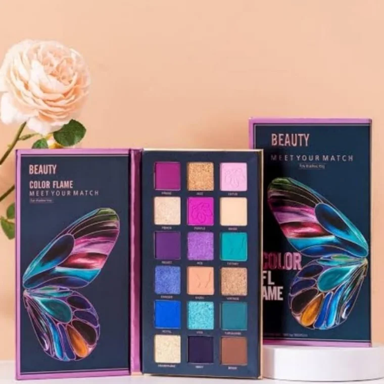 Beauty Glazed Color Flame 18 Colors Eyeshadow Palette #B110