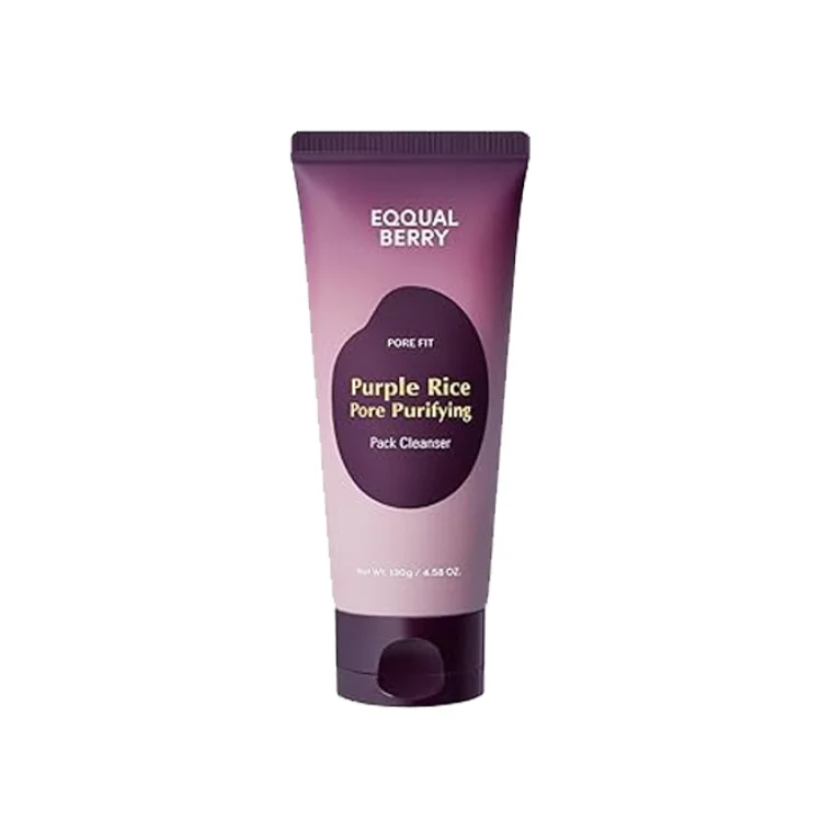 Eqqualberry Purple Rice Pore Purifying Pack Cleanser (130gm)