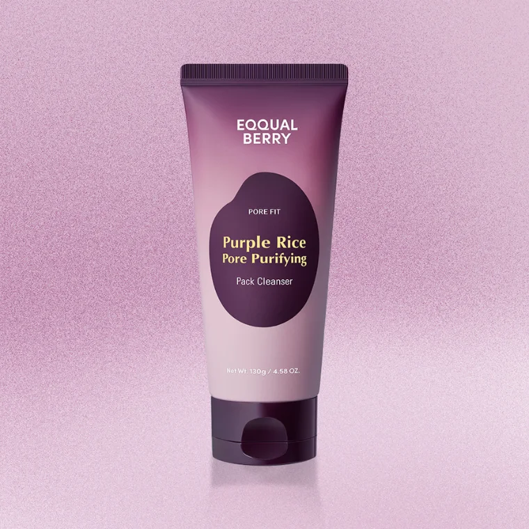 Eqqualberry Purple Rice Pore Purifying Pack Cleanser (130gm)