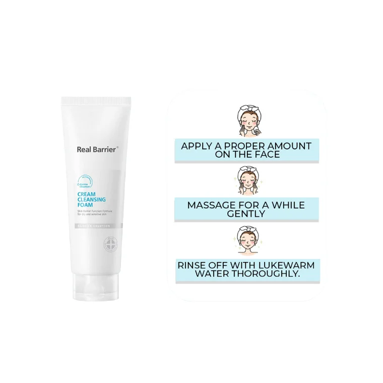 Real Barrier Cream Cleansing Foam (120ml)