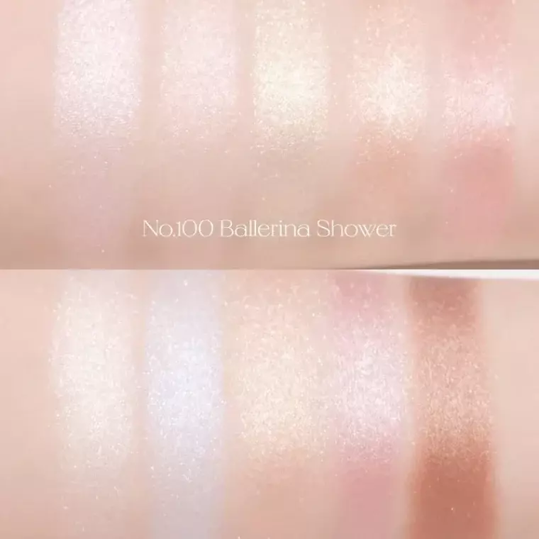 Unleshia Mood Shower Face Palette No.100 Ballerina Shower